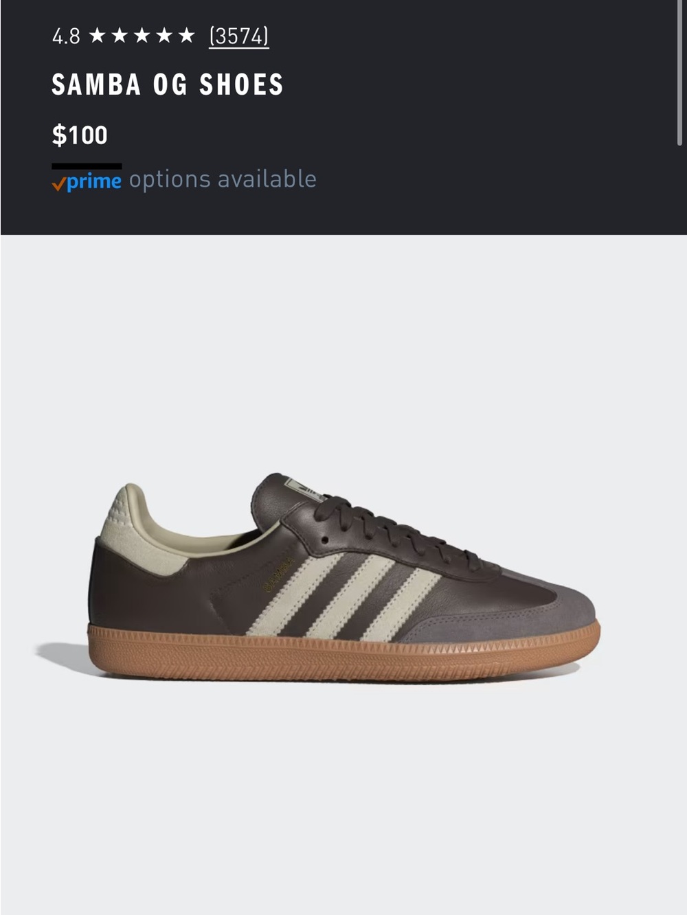 Adidas Samba OG Menโs Sneakers Size 11